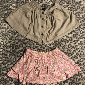 Girls size 6 skirts
